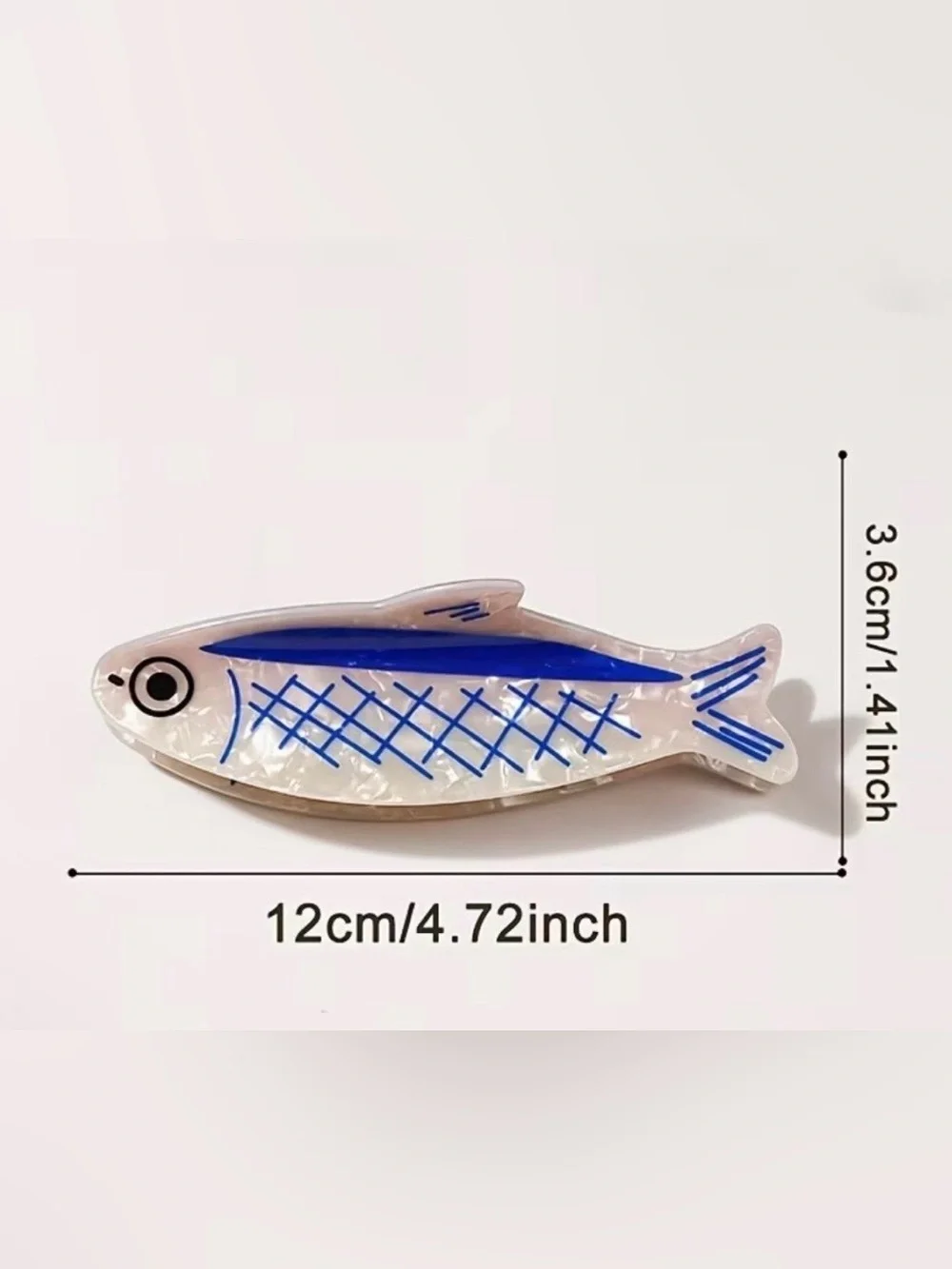 Sardine Fish Claw Hair Clip